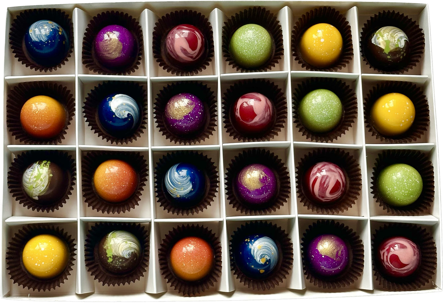 24-Piece Box of Gourmet Chocolate Bonbons